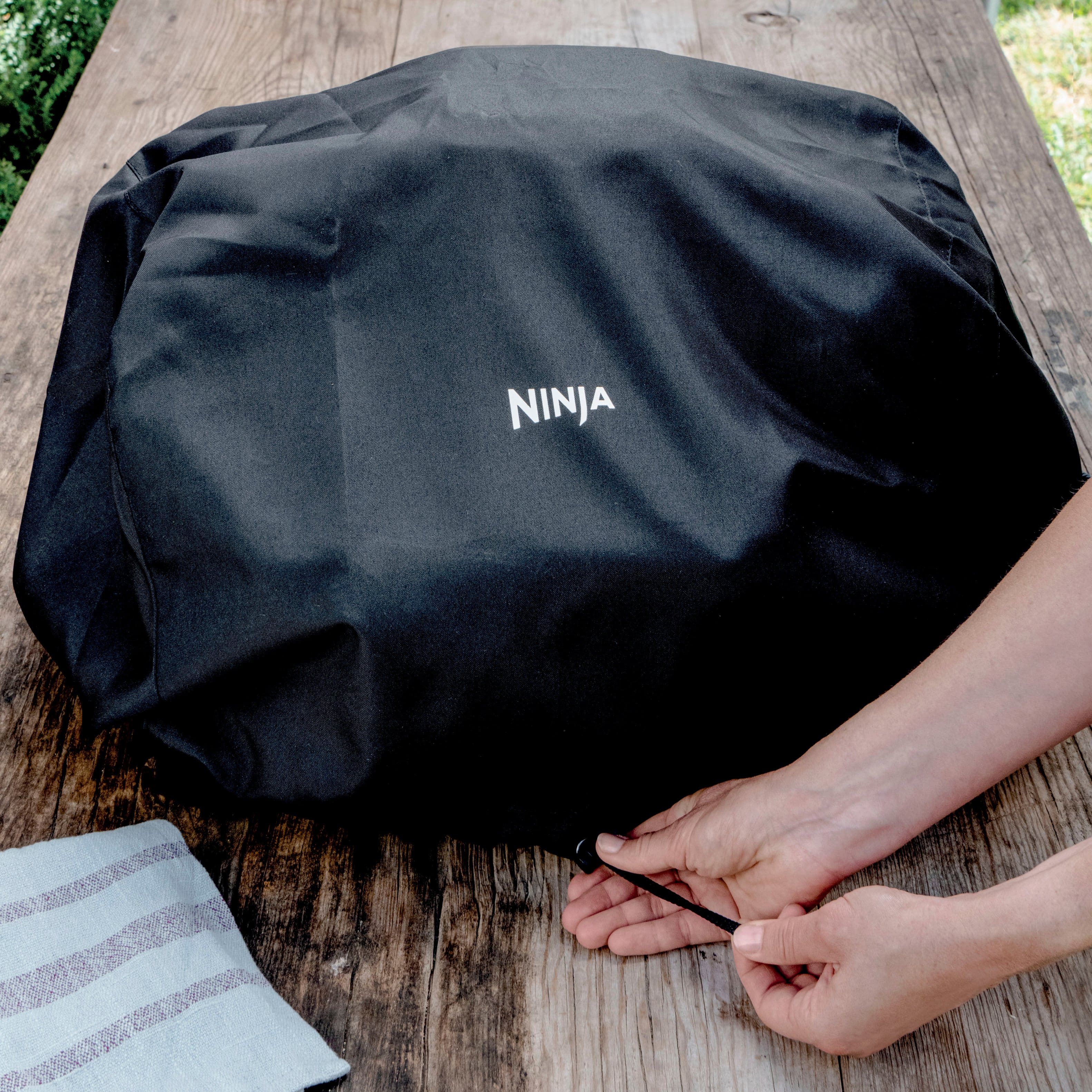 Alt View 13. Ninja - Woodfire Premium Grill Outdoor Grill Cover, Compatible with OG700 Series - Black.