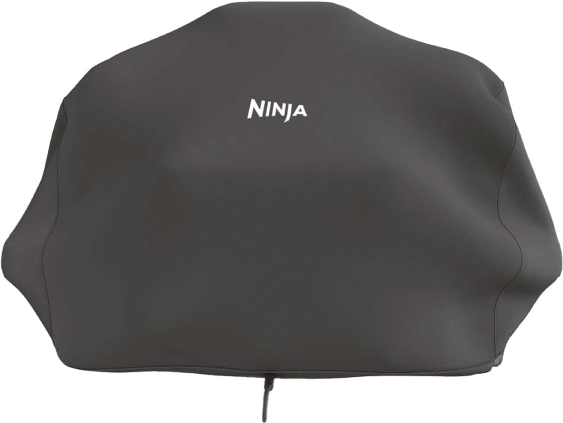 Angle. Ninja - Woodfire Premium Grill Outdoor Grill Cover, Compatible with OG700 Series - Black.
