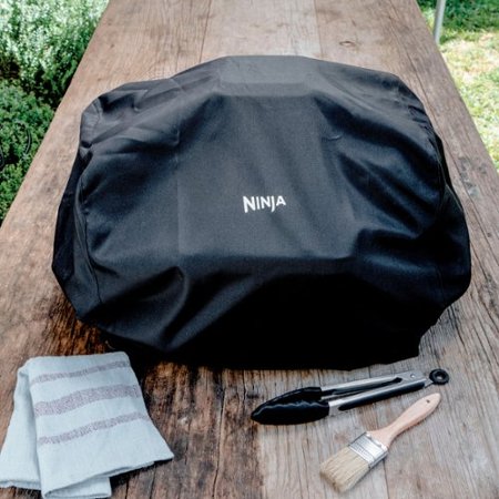Ninja - Woodfire Premium Grill Outdoor Grill Cover, Compatible with OG700 Series - Black