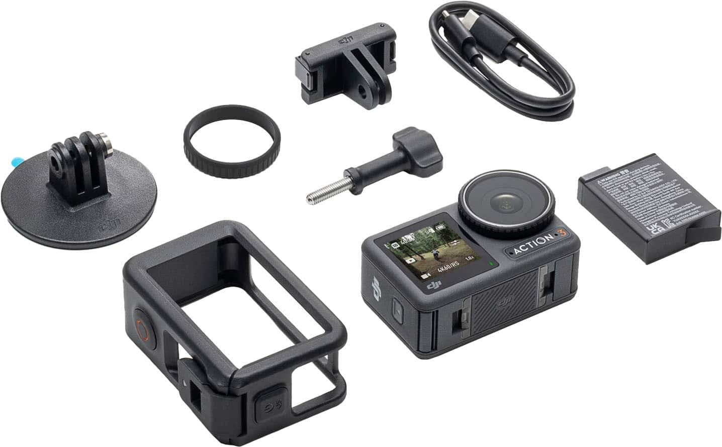 Alt View 13. DJI - Osmo Action 3 Standard Combo 4K Action Camera - Gray.
