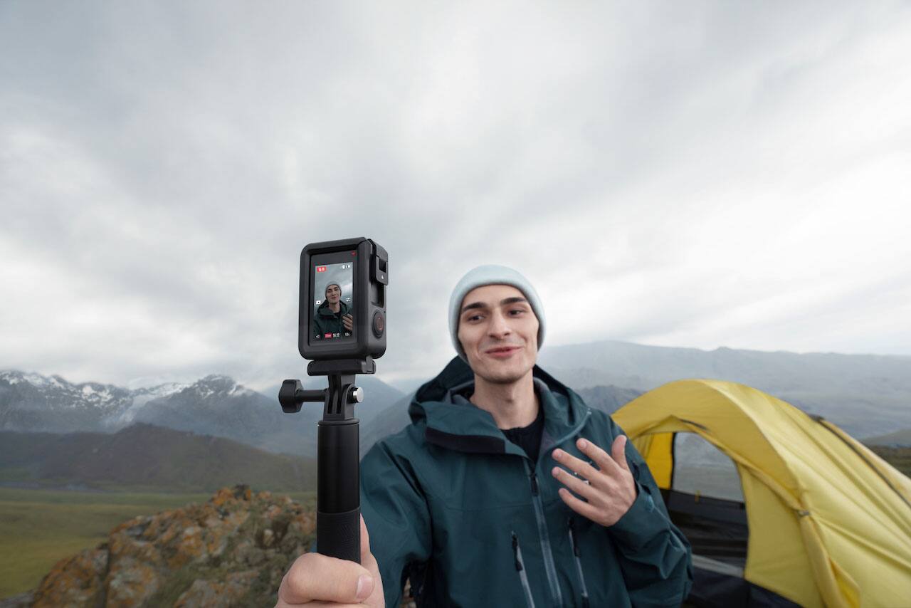 Alt View 18. DJI - Osmo Action 3 Standard Combo 4K Action Camera - Gray.