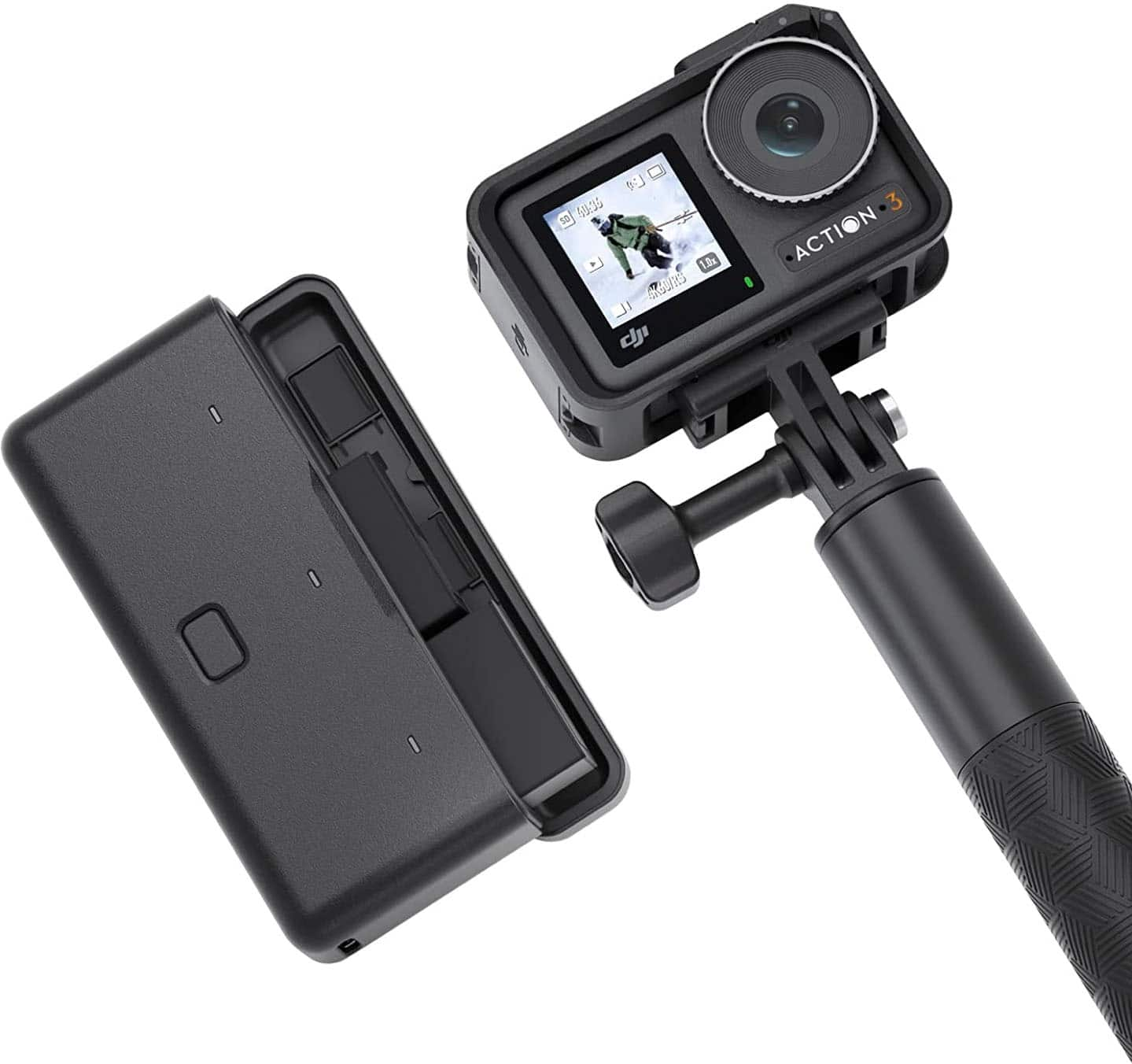  DJI - Osmo Action 3 Adventure Combo 4K Action Camera - Gray