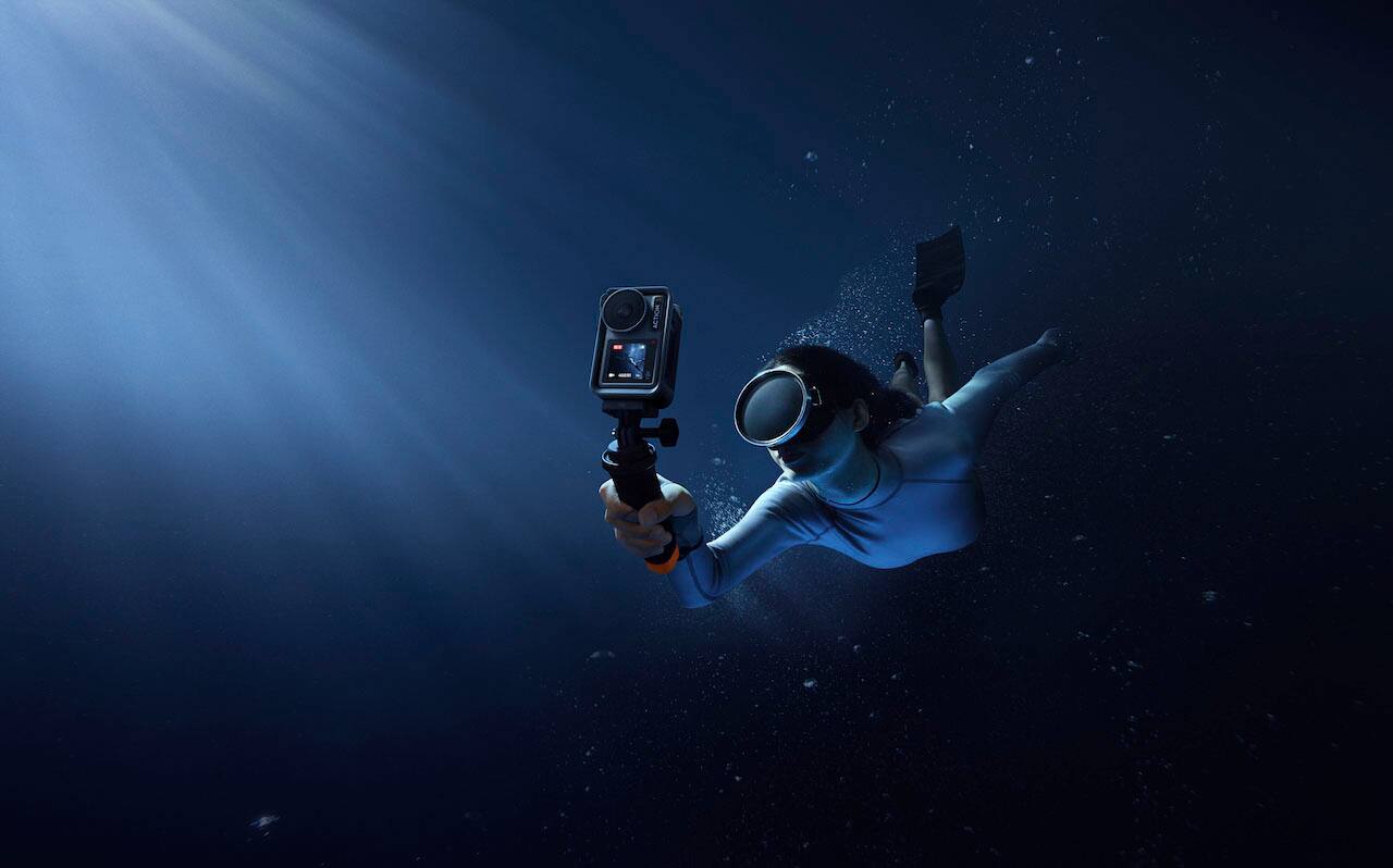 Alt View 19. DJI - Osmo Action 3 Adventure Combo 4K Action Camera - Gray.