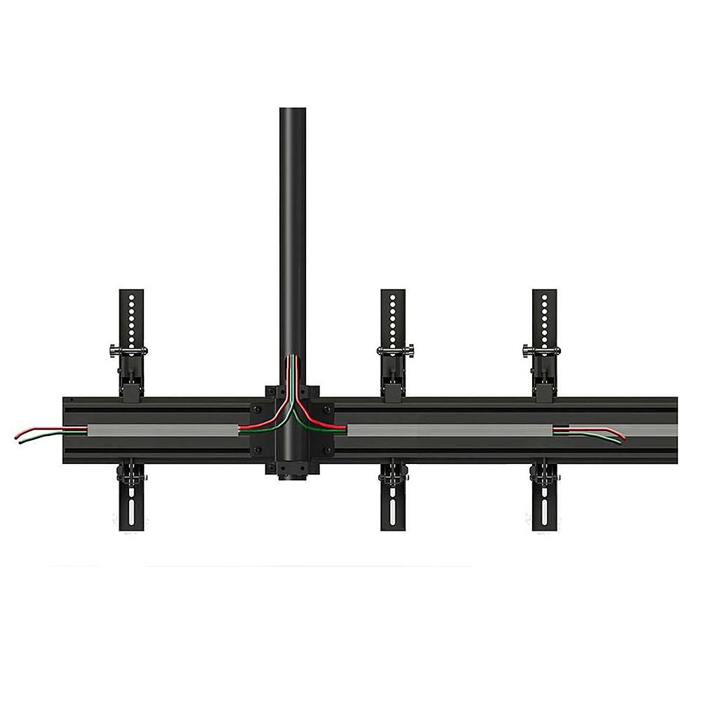 Best Buy MountIt! ThreeScreen DualPole Ceiling Mount Black MI20107