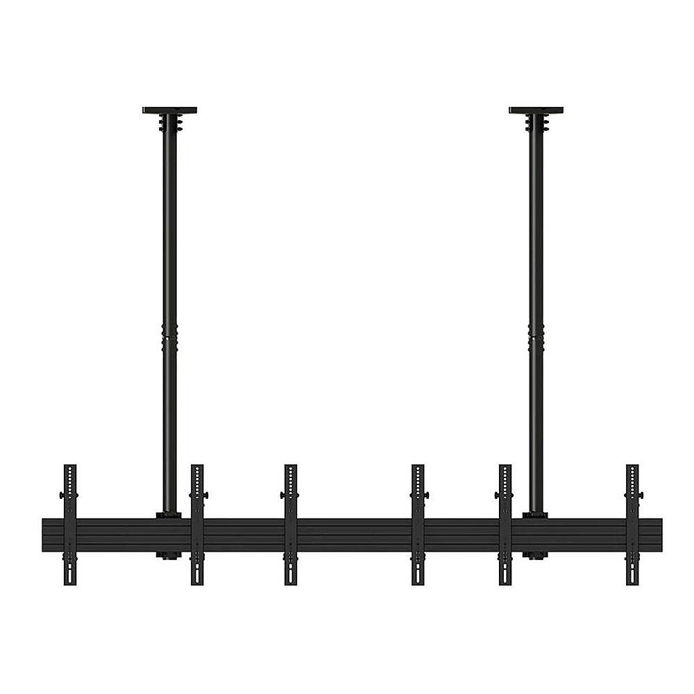 Best Buy MountIt! ThreeScreen DualPole Ceiling Mount Black MI20107