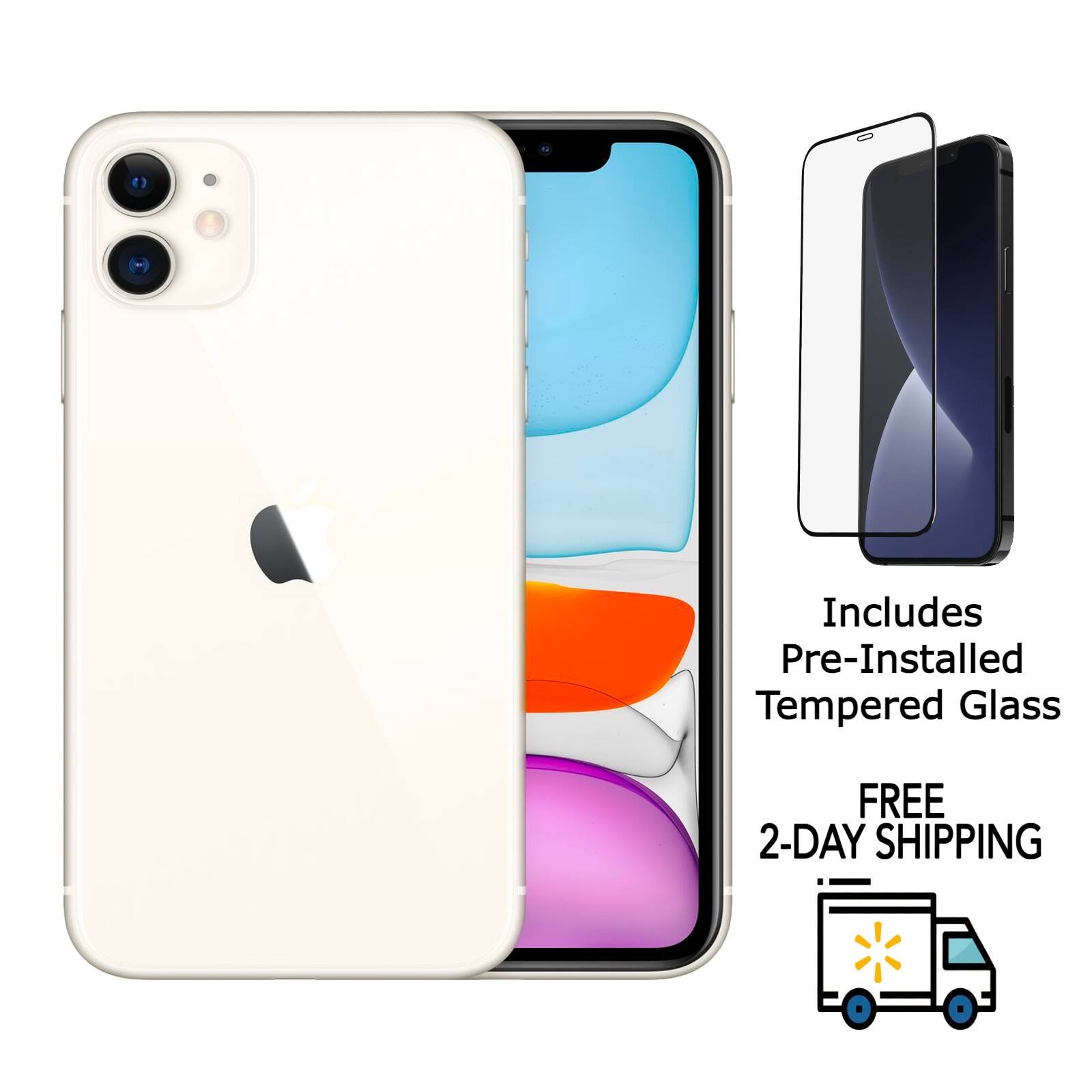 Includes Pre-Installed Tempered Glass  
FREE 2-DAY SHIPPING