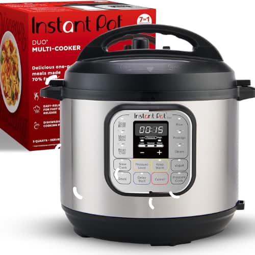 Instant Pot - Duo 7-in-1 Mini Electric Pressure Cooker, Slow & Rice Cooker, Steamer, Sauté, Yogurt Maker, 3-Qt Stainless S - Stainless Steel