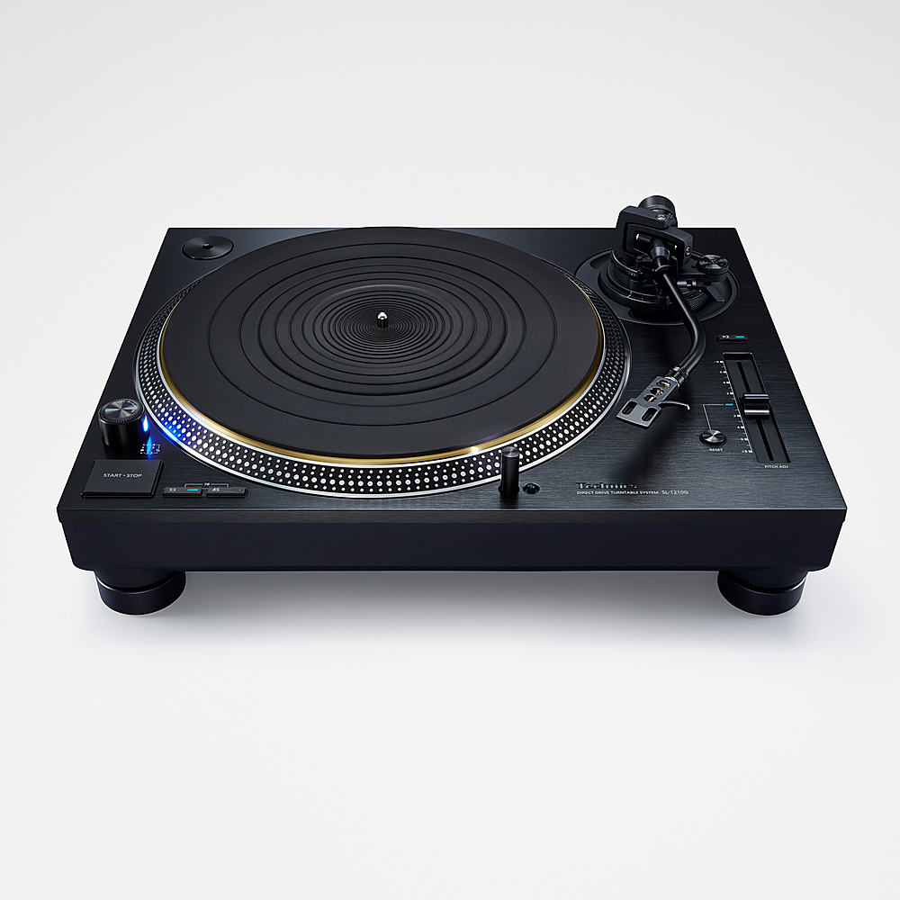 Left View: Technics - Grand Class Direct Drive Turntable System - Black