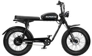 Super73 - S2 Electric Motorbike w/ 75+ mile max operating range & 28+ mph max speed - Obsidian - Front_Zoom