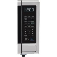 Sharp - 1.1-Cu. Ft. Countertop Microwave with Alexa-Enabled Controls - Stainless steel - Angle_Zoom