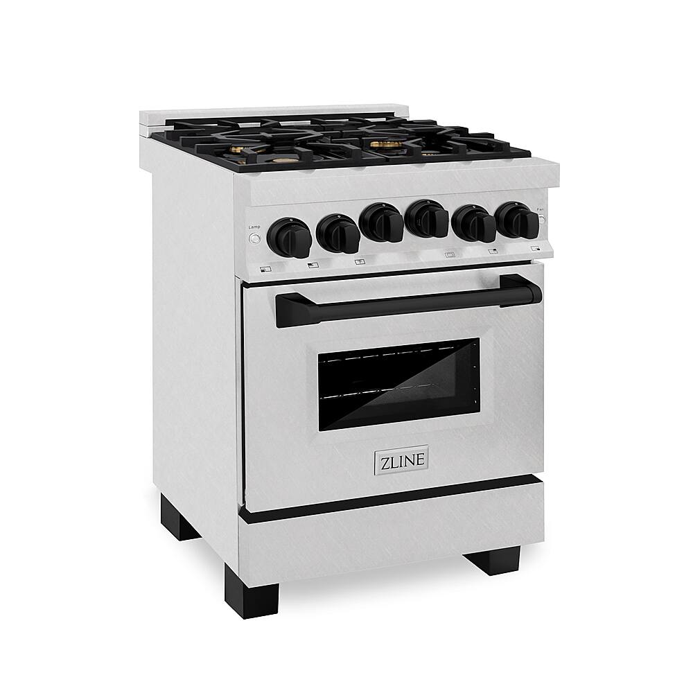 Best Buy ZLINE 24" 2.8 cu. ft. Range with Gas Stove and Gas Oven, Fingerprint Resistant