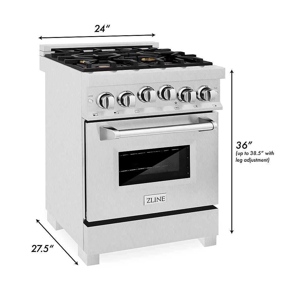 Best Buy ZLINE 2.8 cu. ft. Range with Gas Stove and Gas Oven in