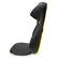 Alt View 12. iHome - SHIATSUMASSAGE LOUNGER Deep Tissue Back Massager with Heat - Black/Yellow.
