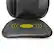 Alt View 13. iHome - SHIATSUMASSAGE LOUNGER Deep Tissue Back Massager with Heat - Black/Yellow.
