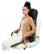 Alt View 17. iHome - SHIATSUMASSAGE LOUNGER Deep Tissue Back Massager with Heat - Black/Yellow.