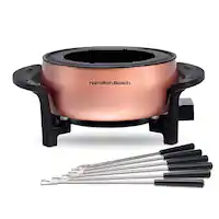 Hamilton Beach - 3 Quart Fondue Pot - Copper - Front_Zoom