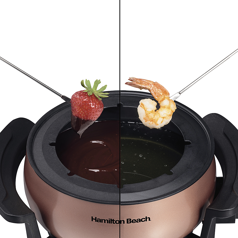 Nostalgia Black 12-Cup Electric Fondue Pot