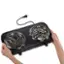Alt View 14. Proctor Silex - Electric Double Burner Cooktop with Adjustable Temperature - BLACK.