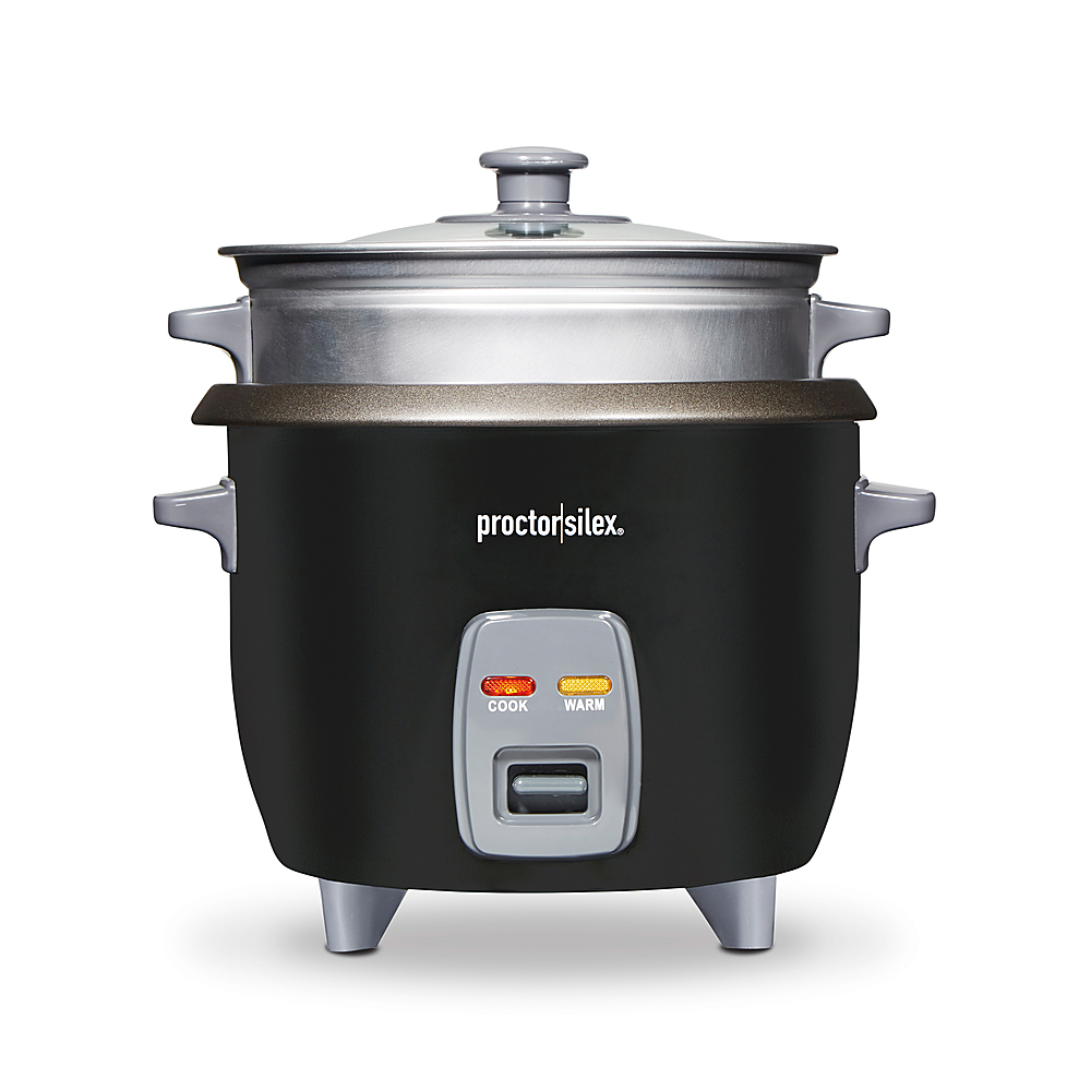 Proctor Silex 6 Cup Rice Cooker & Steamer BLACK 37510 - Best Buy