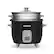 Front. Proctor Silex - 6 Cup Rice Cooker & Steamer - Black.