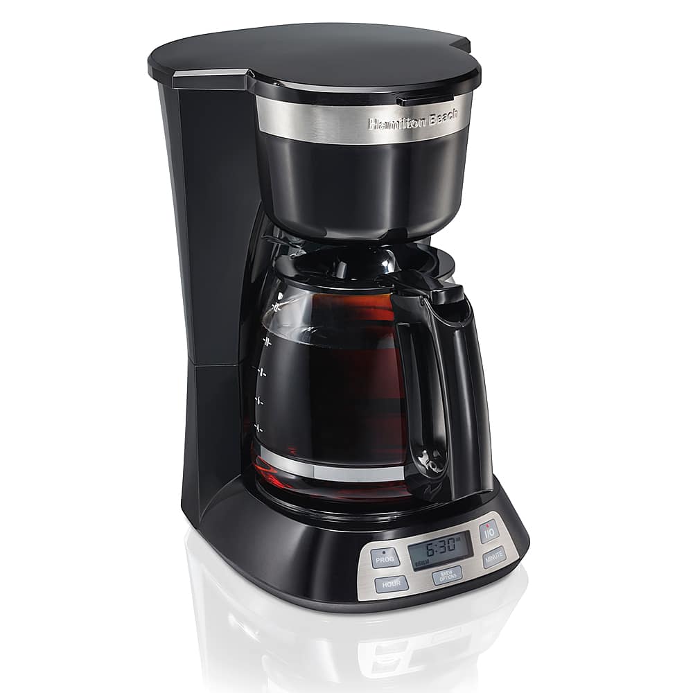 hamilton beach 12 cup coffee maker black