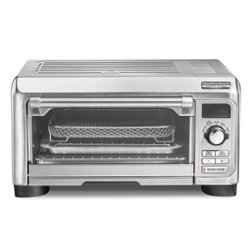 Hamilton Beach - Professional Sure-Crisp .55 Cubic Foot Air Fry Digital Toaster Oven - STAINLESS STEEL - Front_Zoom