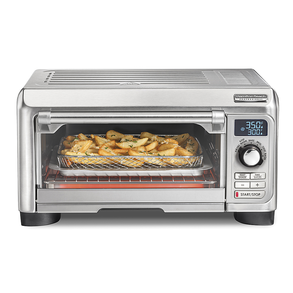 Hamilton Beach Professional Sure-Crisp .55 Cubic Foot Air Fry Digital  Toaster Oven STAINLESS STEEL 31241 - Best Buy