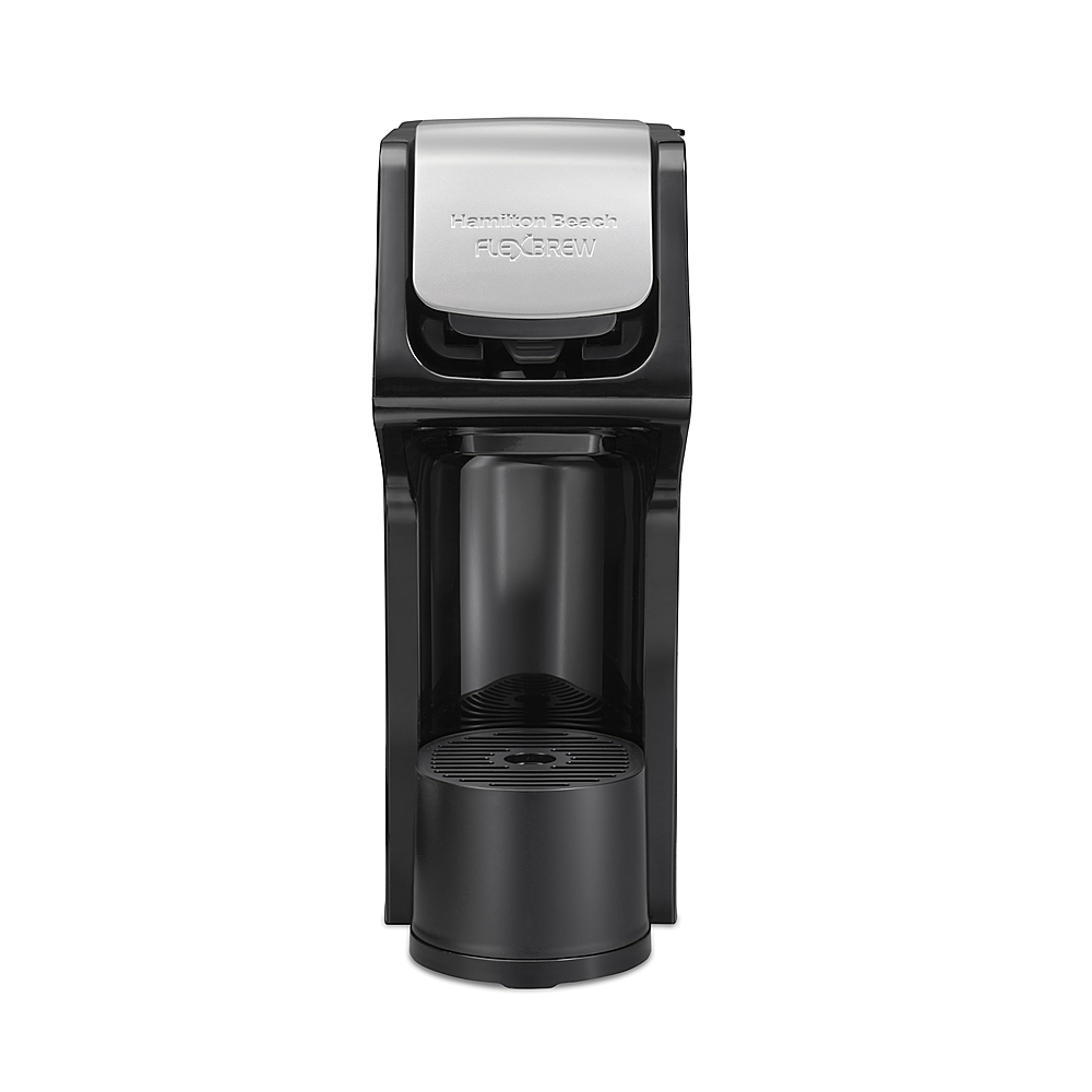 Hamilton Beach Flexbrew 1-Cup Black Single Serve Coffee Maker with Milk  Frother 49949 - The Home Depot