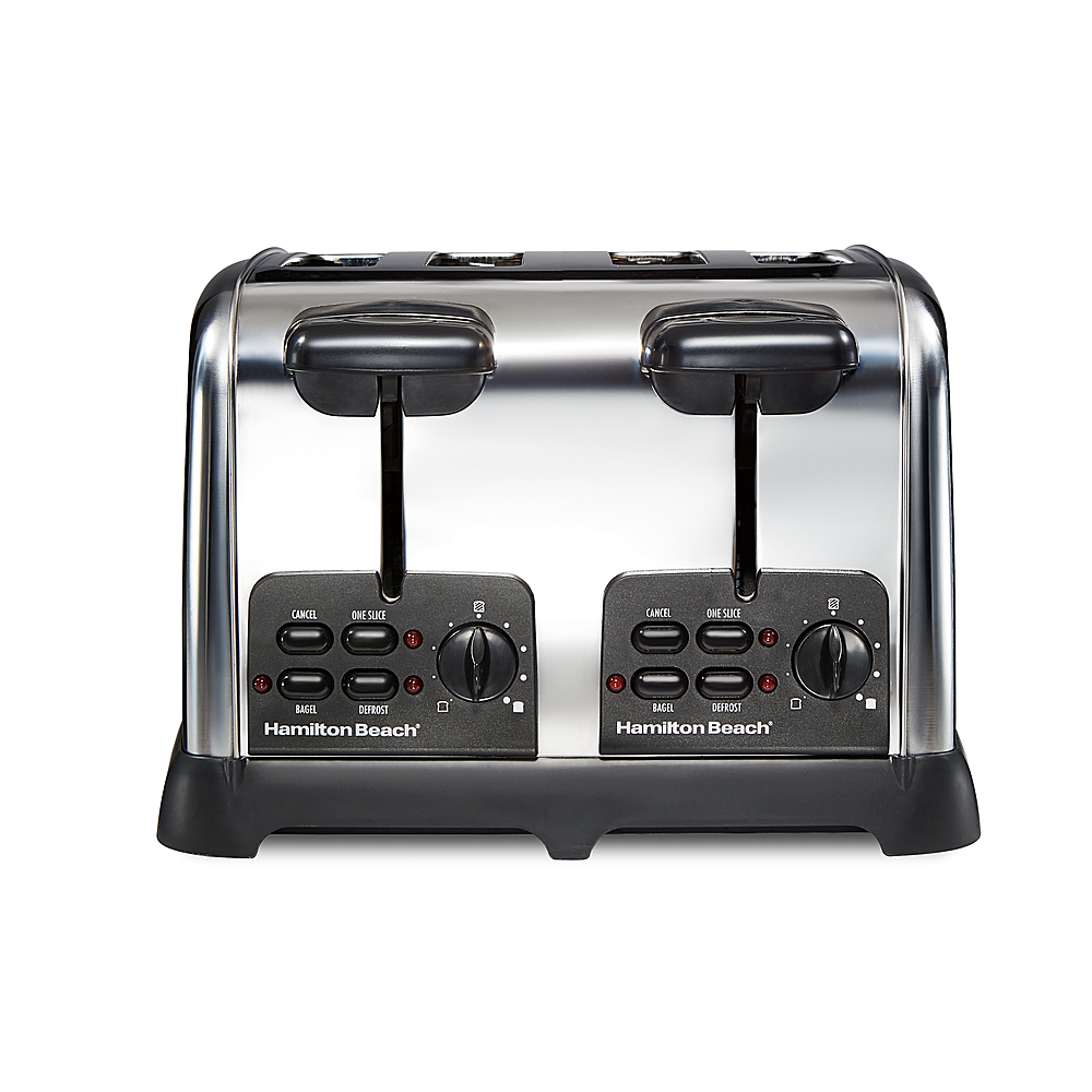 Hamilton Beach 4-Slice Extra-Wide Slot Toaster in Stainless Steel