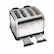 Alt View 12. Hamilton Beach - Classic 4 Slice Toaster with Sure-Toast Technology - Stainless Steel.