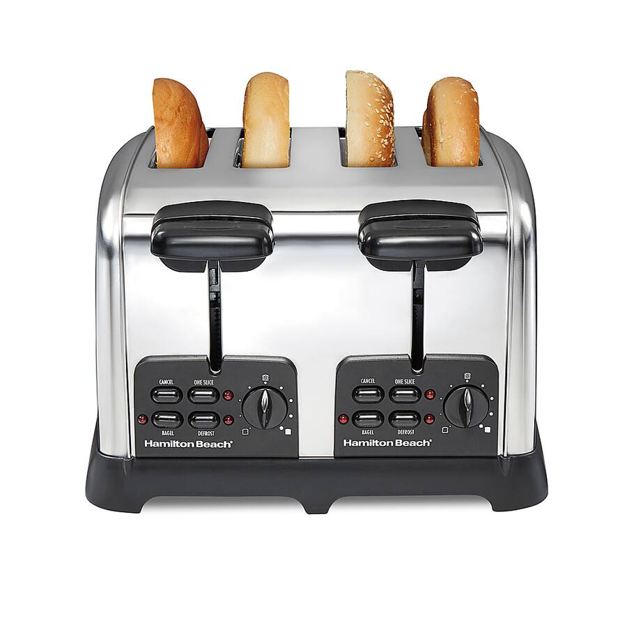Sand Toaster Hamilton Beach Classic 4 Slice Toaster with Sure Toast Technology ...