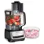 Angle. Hamilton Beach - Stack and Snap 14 Cup Duo Food Processor - Black.