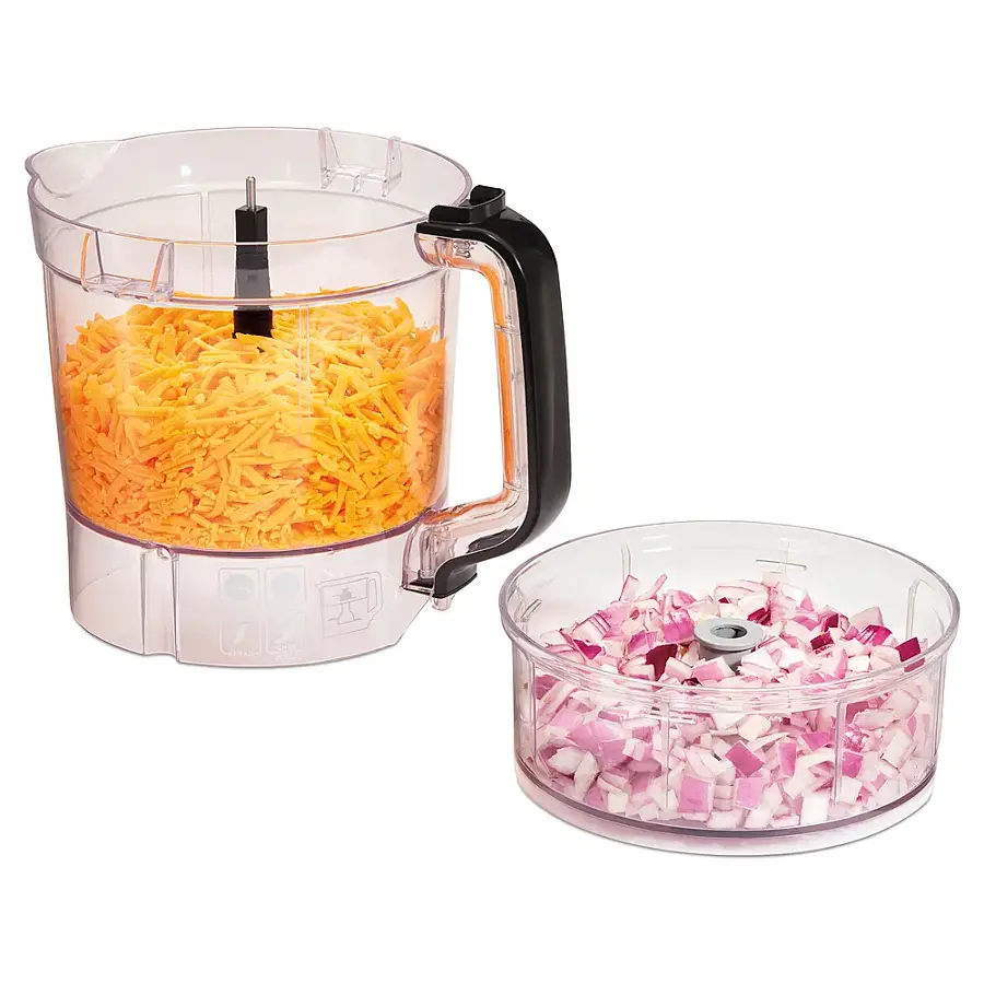 Alt View 14. Hamilton Beach - Stack and Snap 14 Cup Duo Food Processor - Black.