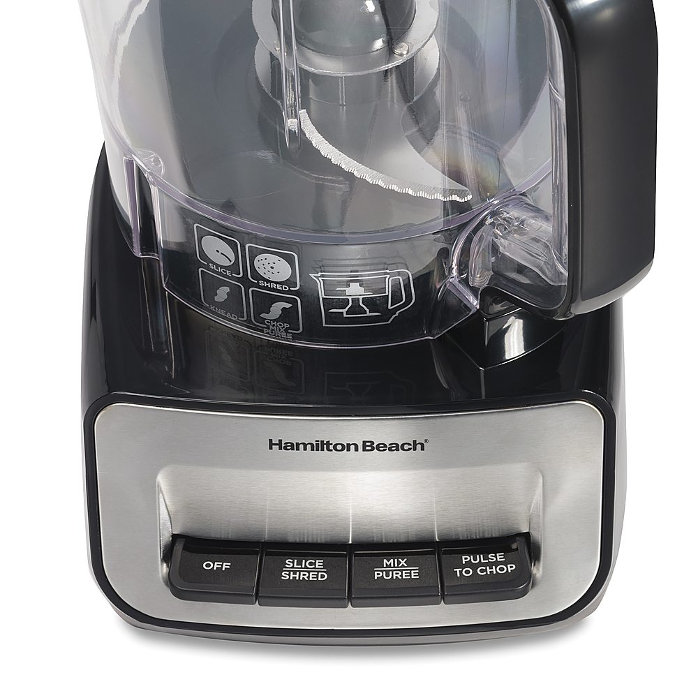 Hamilton Beach 4-Cup 5-Speed Black Stack & Snap Compact Food Processor  70510 - The Home Depot