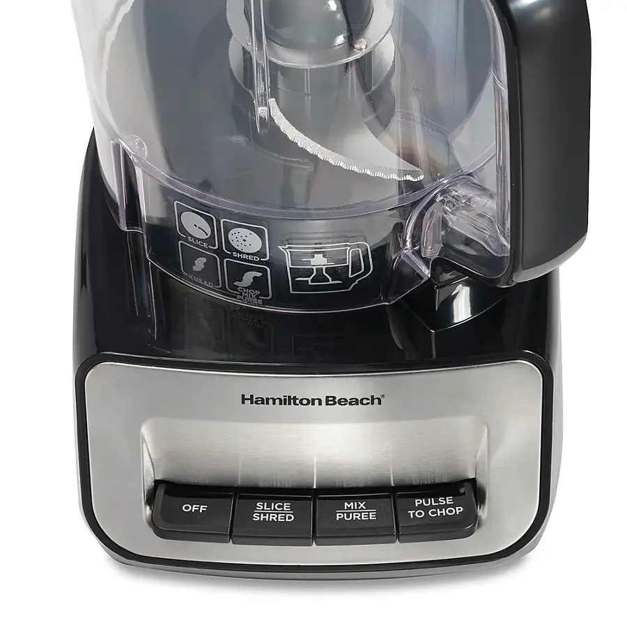 Alt View 15. Hamilton Beach - Stack and Snap 14 Cup Duo Food Processor - Black.