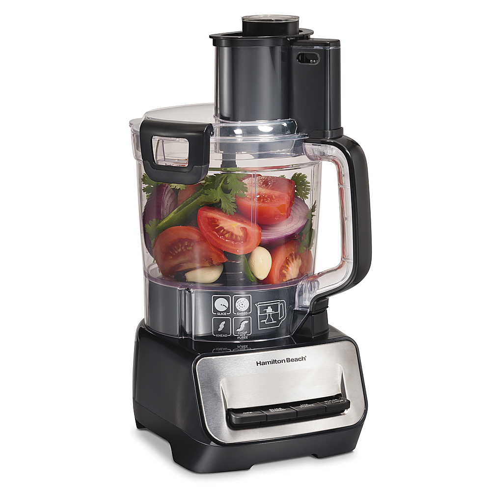 Best Buy: Hamilton Beach Stack and Snap 14 Cup Duo Food Processor BLACK  70585