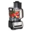 Left. Hamilton Beach - Stack and Snap 14 Cup Duo Food Processor - Black.