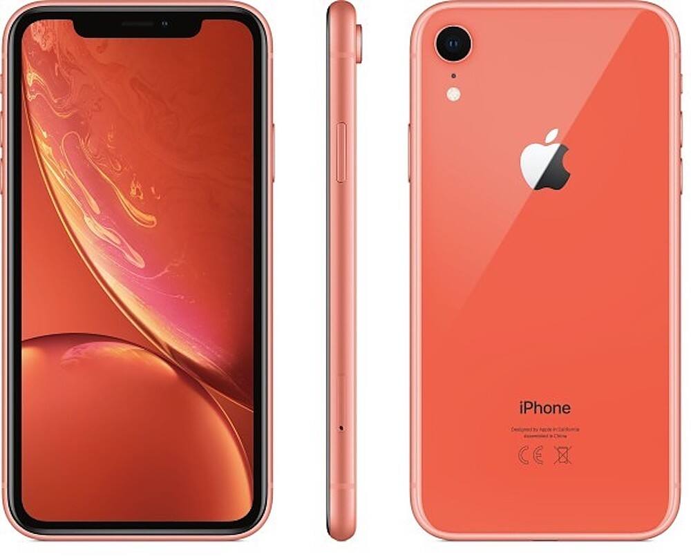 Alt View 1. Apple - Pre-Owned Excellent iPhone XR 64GB (Unlocked) - Coral.