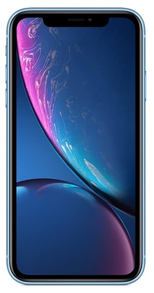 Angle. Apple - Pre-Owned Excellent iPhone XR 64GB (Unlocked) - Blue.