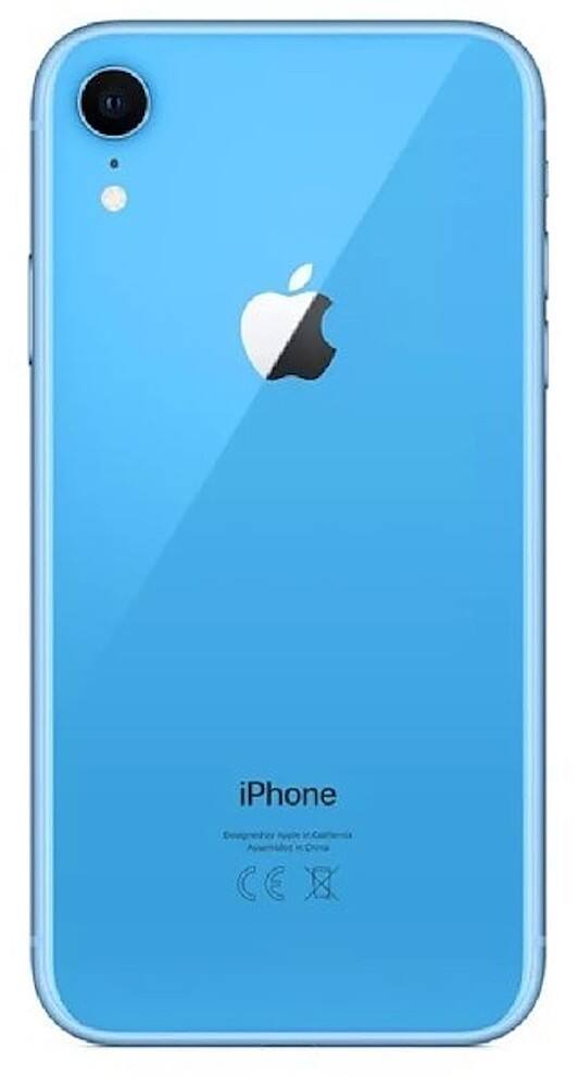 Left. Apple - Pre-Owned Excellent iPhone XR 64GB (Unlocked) - Blue.