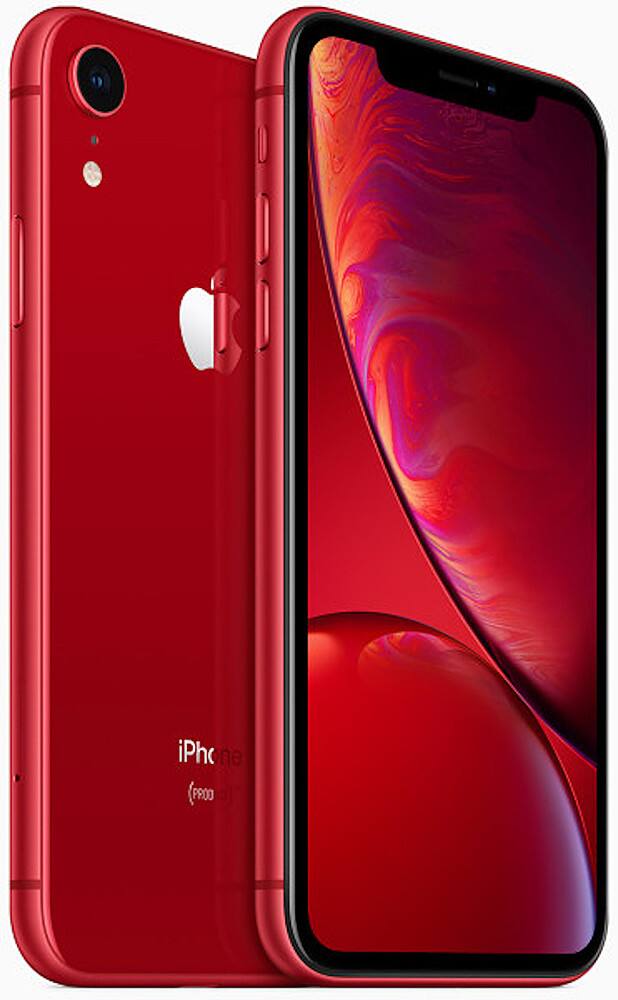 Alt View 1. Apple - Pre-Owned Excellent iPhone XR 128GB (Unlocked) - Red.