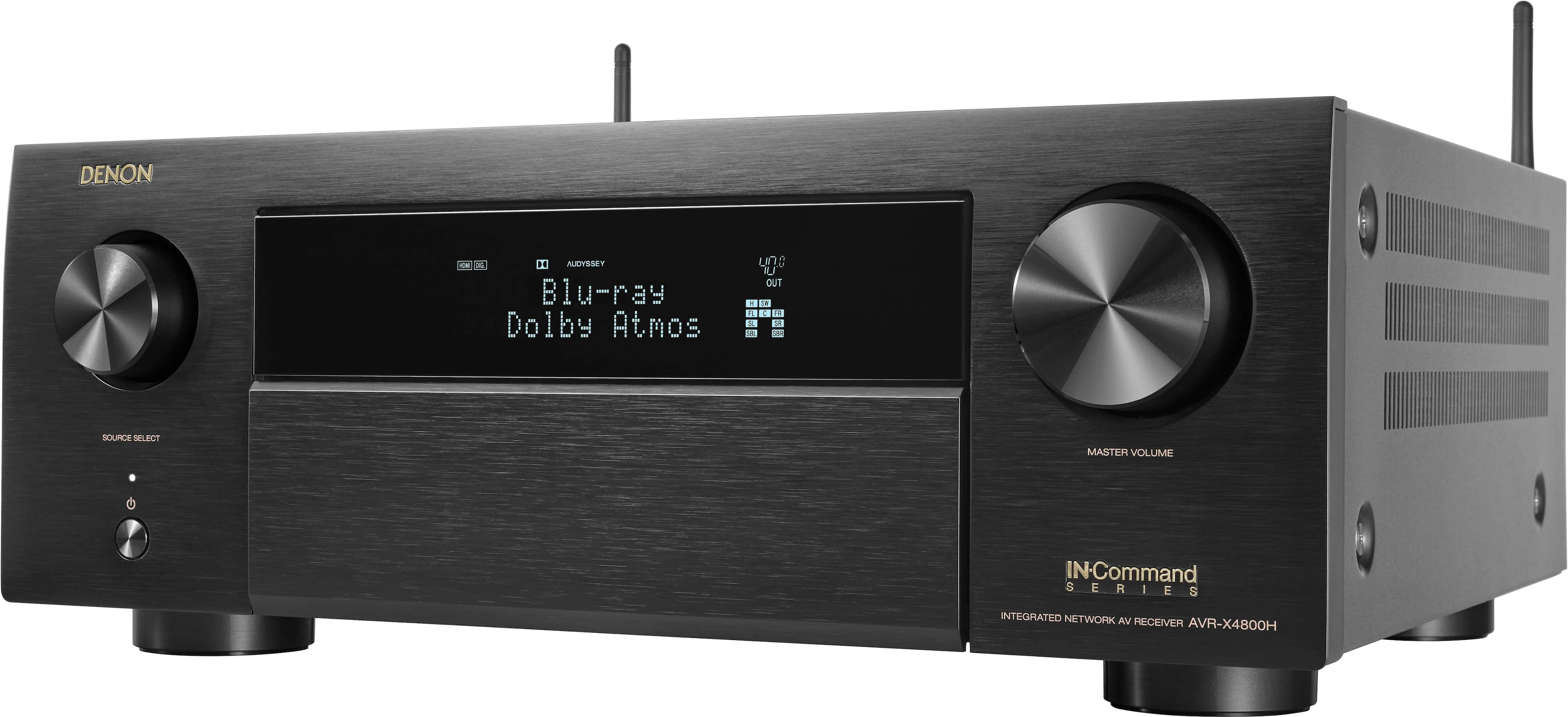 Denon 105W 9.4-Channel AV Receiver in Black