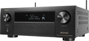 Denon - AVR-X4800H (125W X 9) 9.4-Ch. with HEOS and Dolby Atmos 8K Ultra HD HDR Compatible AV Home Theater Receiver with Alexa - Black - Front_Zoom