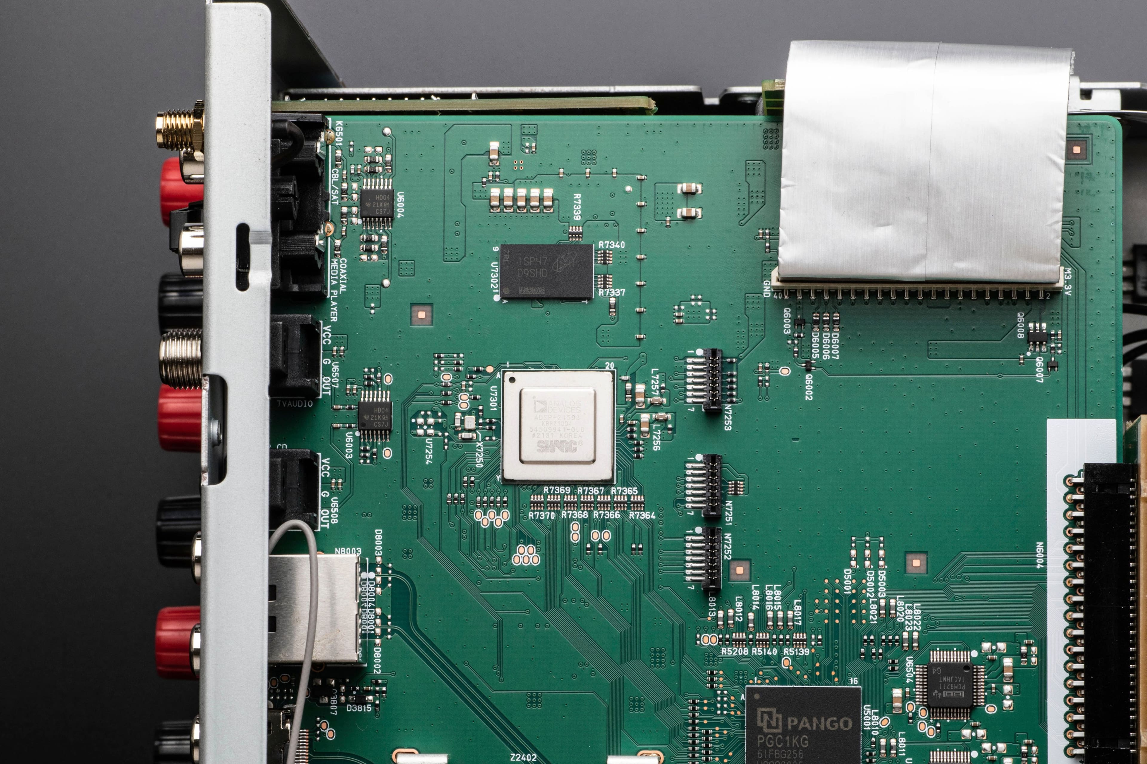 Alt View 13. Denon - AVR-X4800H (125W X 9) 9.4-Ch. with HEOS and Dolby Atmos 8K Ultra HD HDR Compatible AV Home Theater Receiver with Alexa - Black.