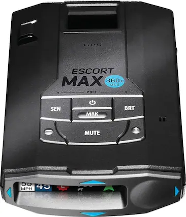 Front. Escort - MAX 360c MKII Radar and Laser Detector - Black.