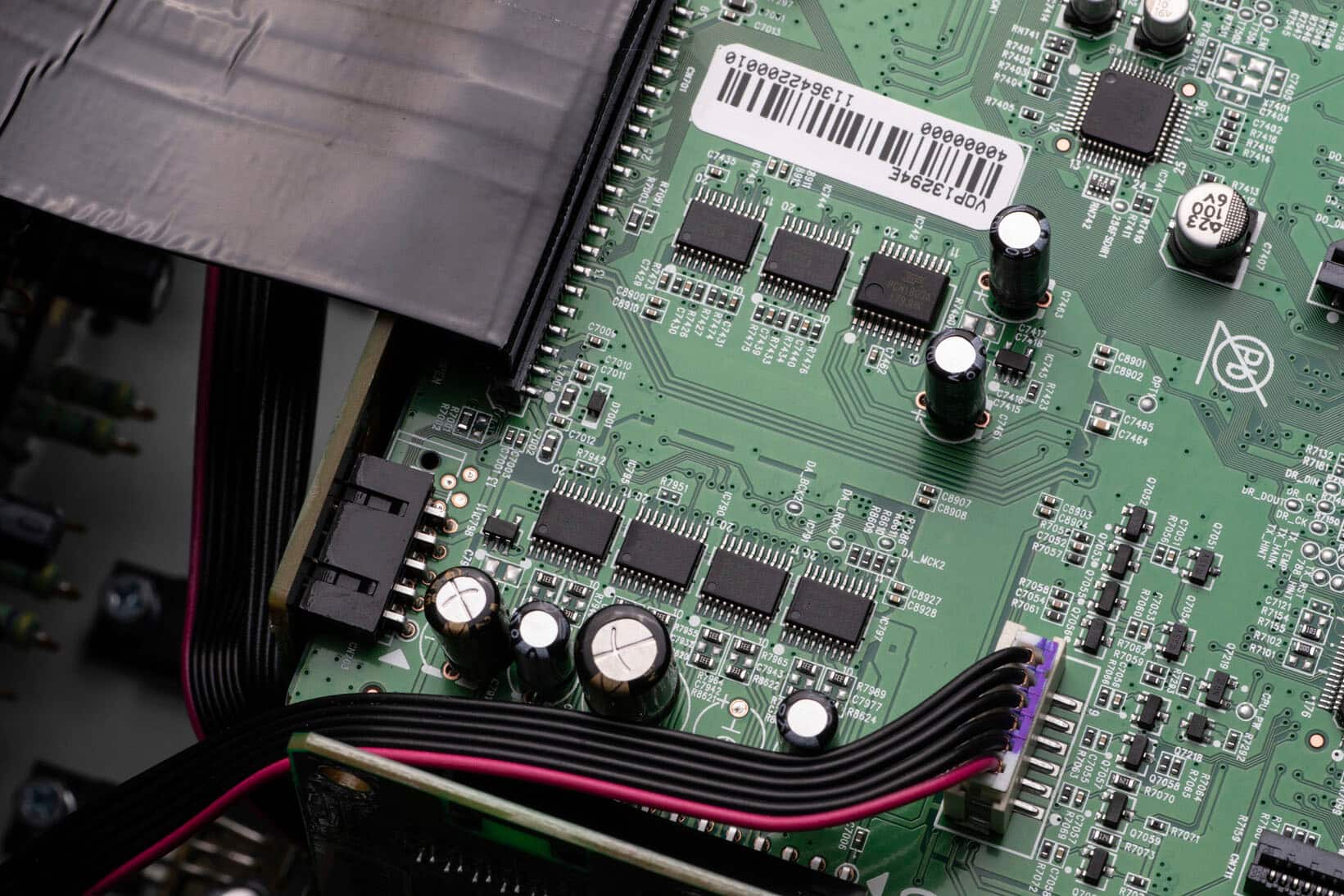 Alt View 12. Denon - AVR-X2800H (95W X 7) 7.2-Ch. with HEOS and Dolby Atmos 8K Ultra HD HDR Compatible AV Home Theater Receiver with Alexa - Black.