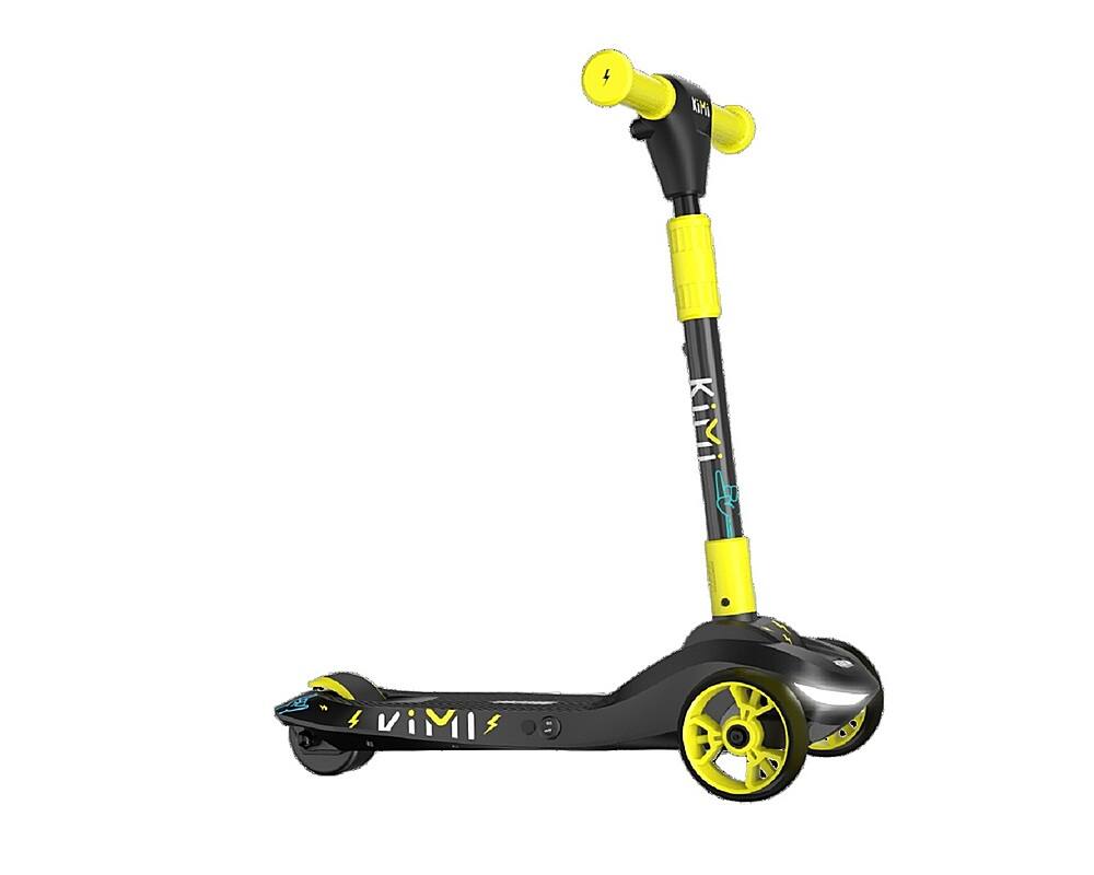 Angle View: INOKIM - ICON Kids Scooter w/4 miles  Max Operating  Range & 4 mph Max Speed - Yellow