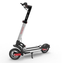 INOKIM - Quick4 Scooter w/35 miles  Max Operating  Range & 25 mph Max Speed - Silver - Front_Zoom