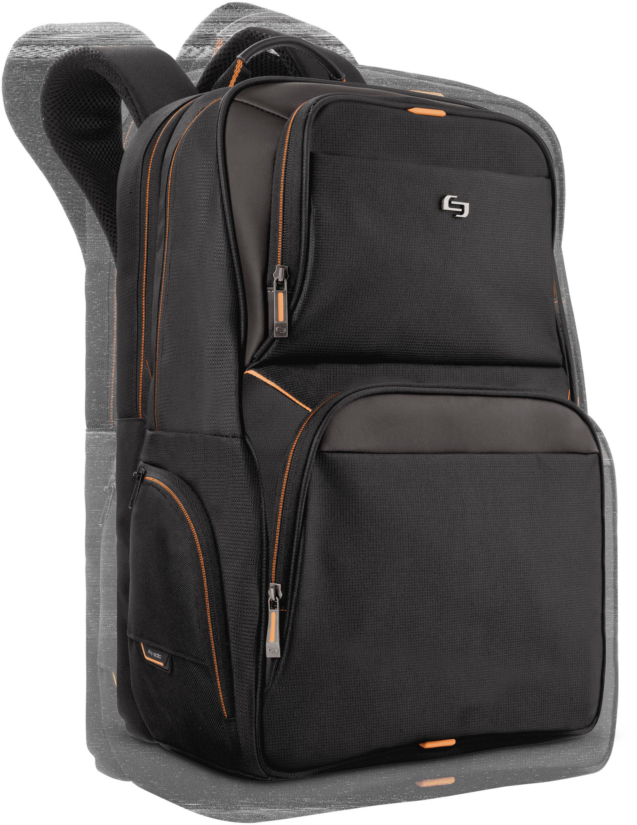 Angle. Solo New York - Ambition Urban 17.3" Backpack - Black.