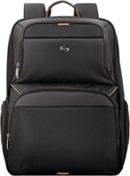 Solo - Ambition Urban 17.3" Backpack - Black - Front_Zoom